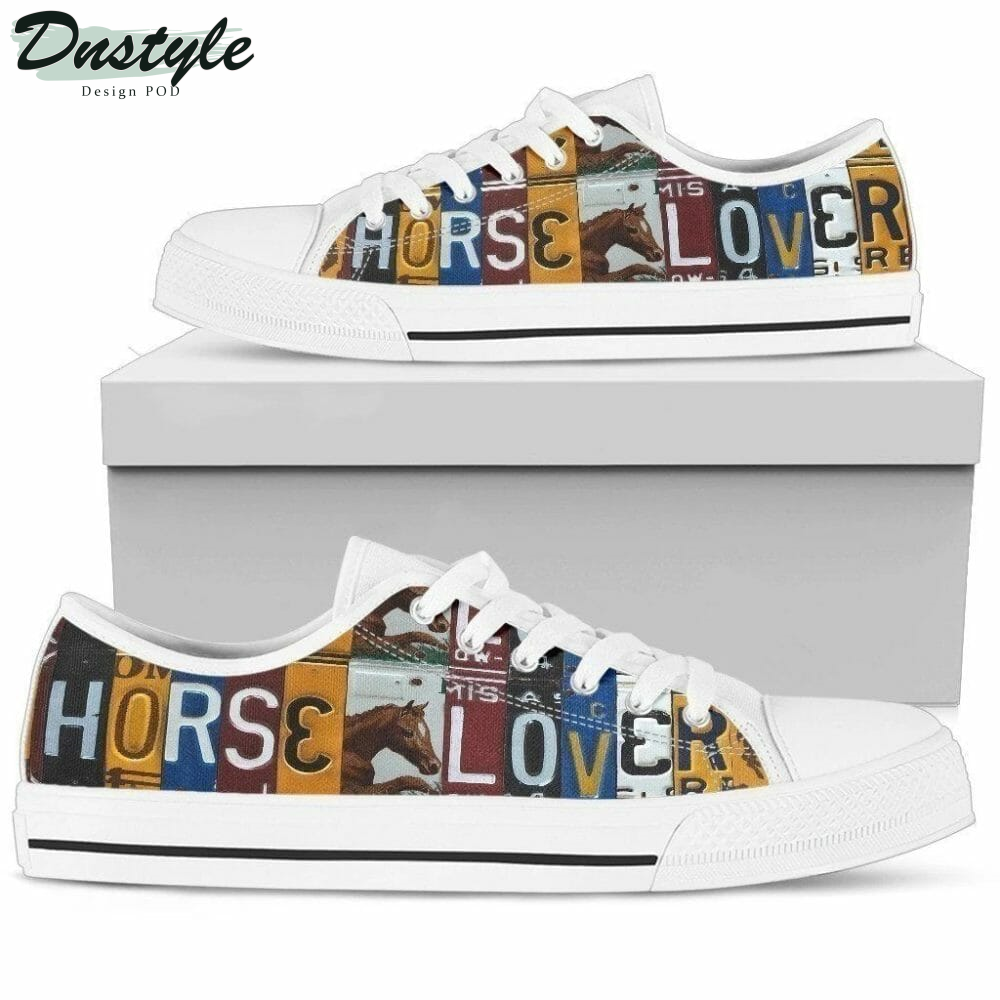 Horse Lover Low Top Shoes Sneakers