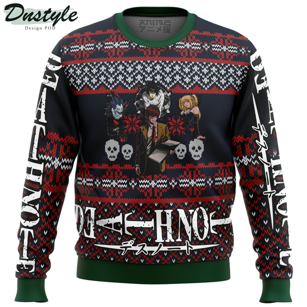 Death Note Characters Alt Ugly Christmas Sweater