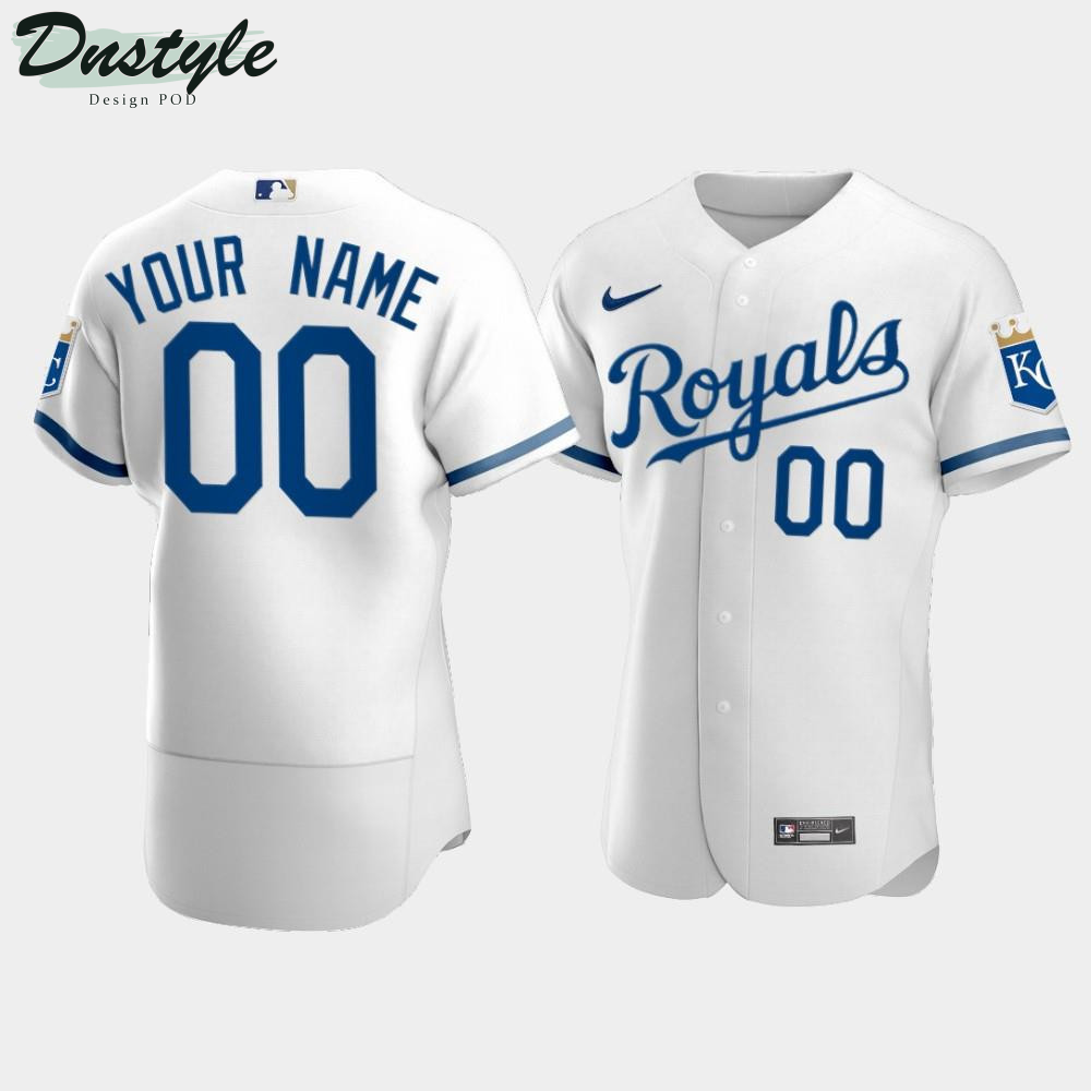Men’s Kansas City Royals Custom 2022 White Jersey MLB Jersey
