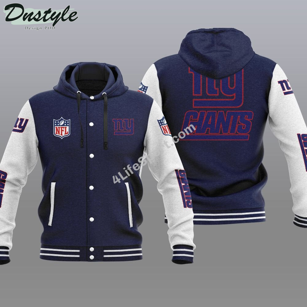 New York Giants Hooded Varsity Jacket