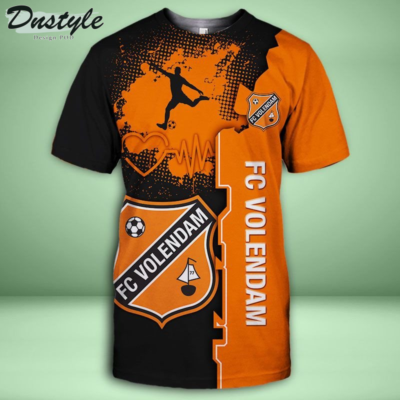 FC Volendam T-shirt met capuchon en all-over print