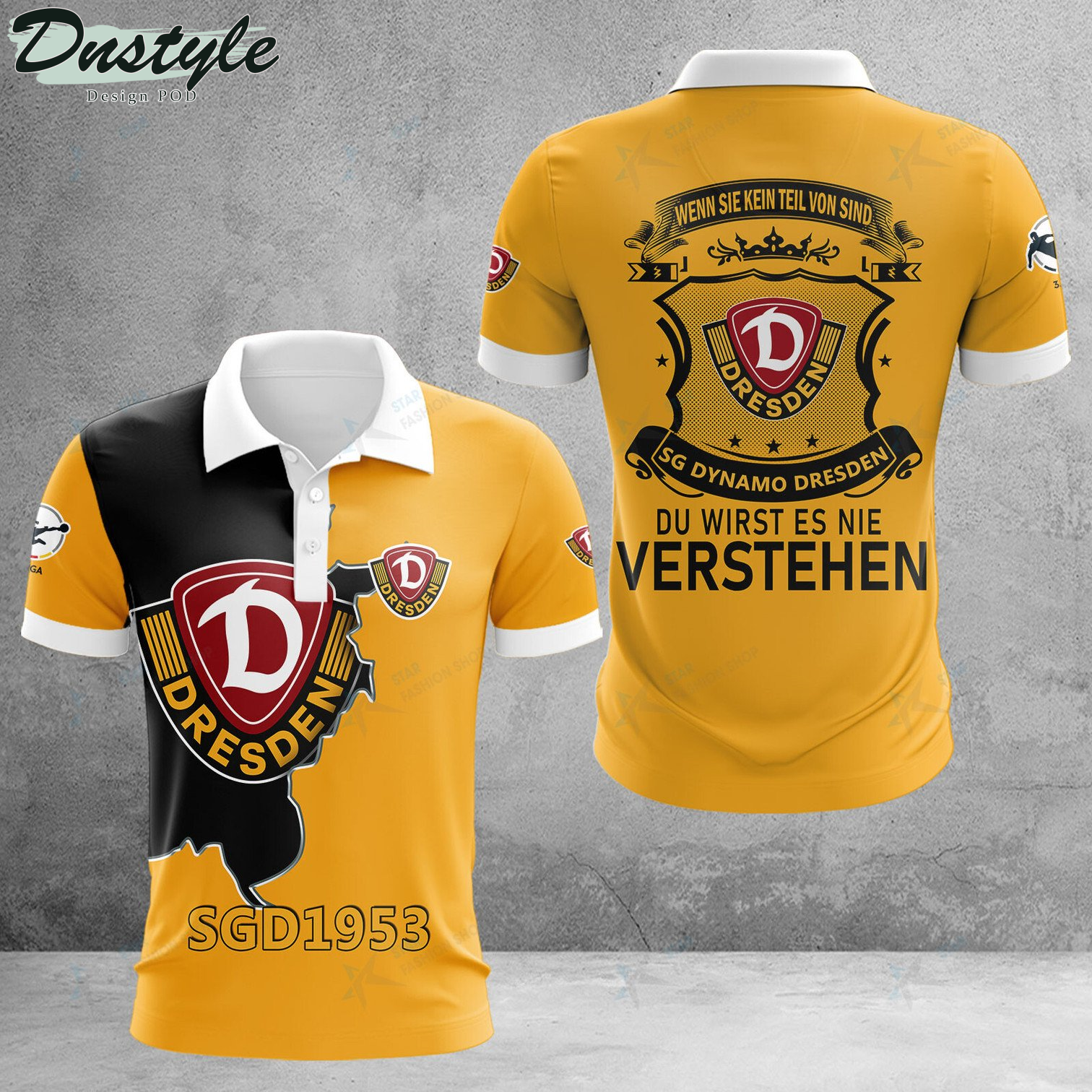 Dynamo Dresden wenn sie kein teil von sind du wirst es nie verstehen Polo Hemd