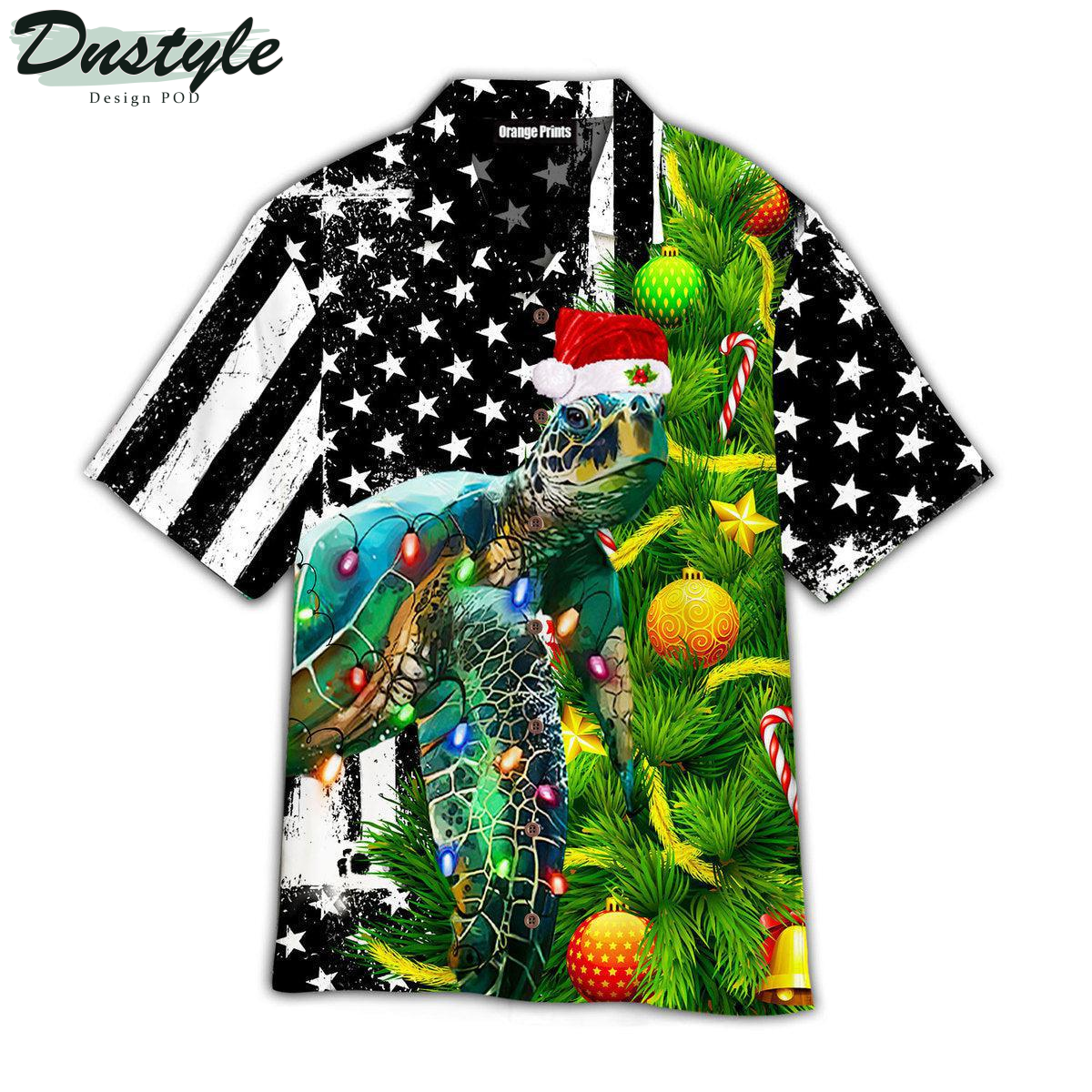 Turtle Pine Tree Christmas 2022 Hawaiian Shirt