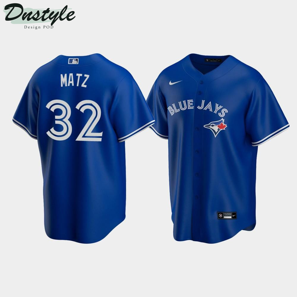 Men's Toronto Blue Jays #32 Steven Matz Royal Alternate Jersey MLB Jersey