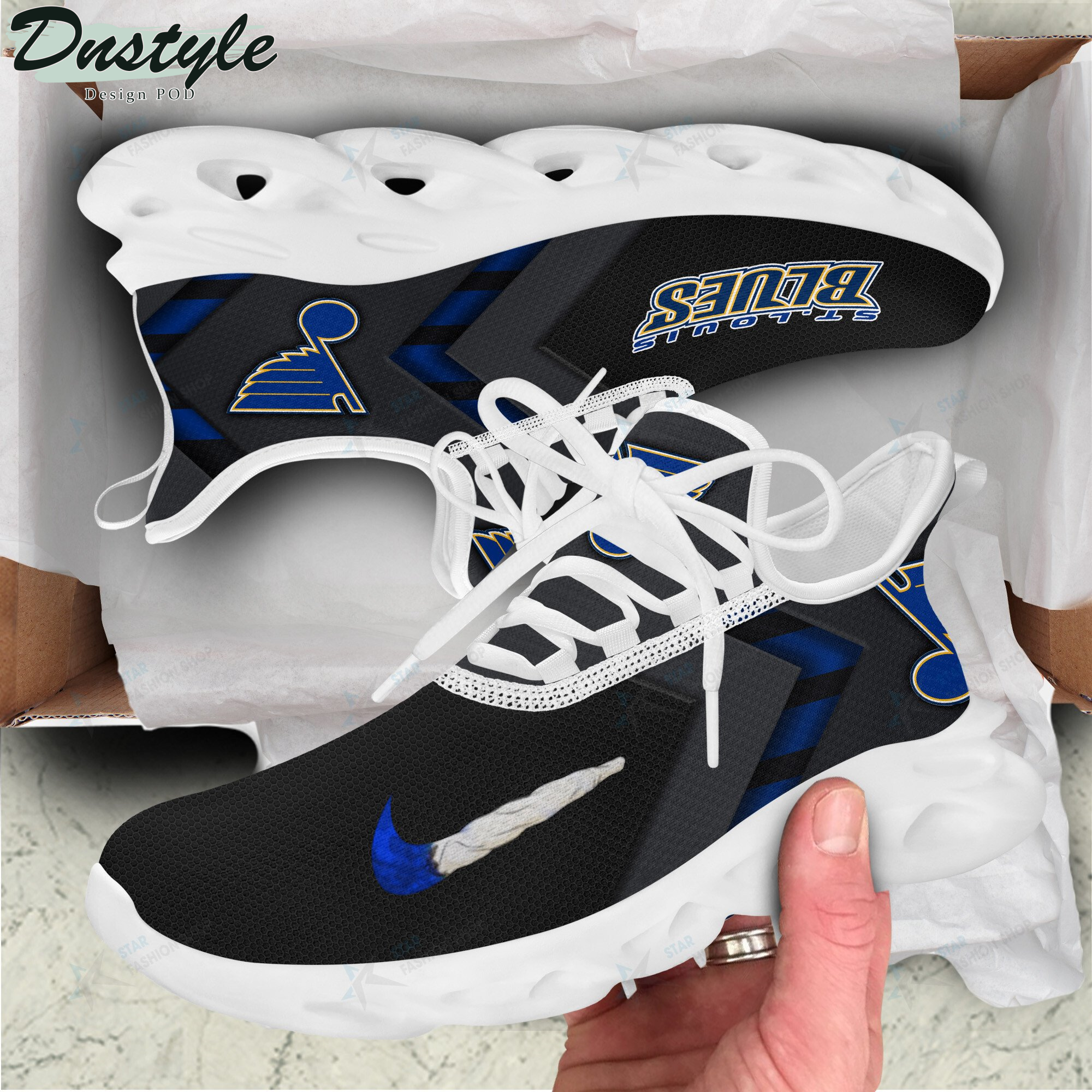 St Louis Blues max soul shoes