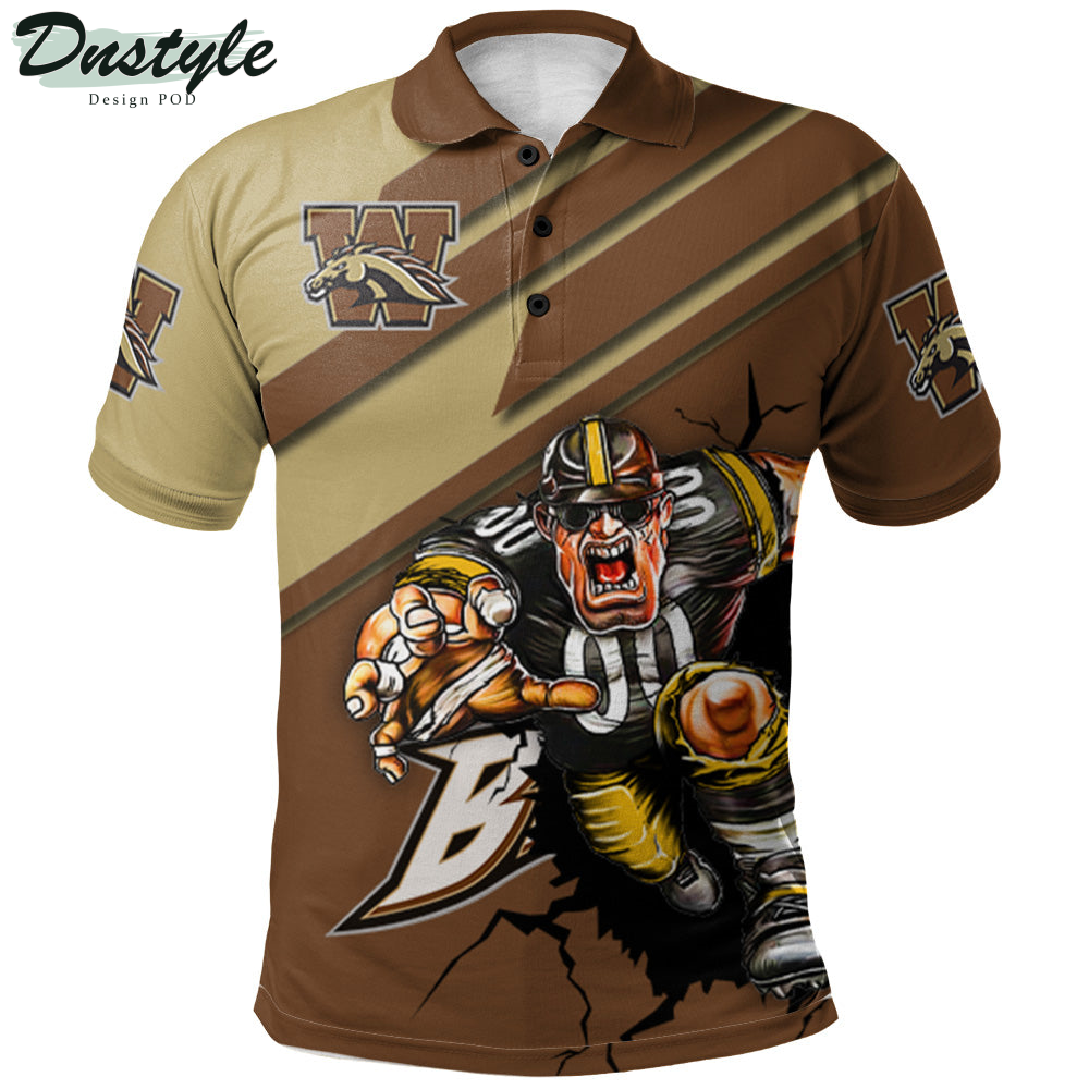 Western Michigan Broncos Mascot Polo Shirt