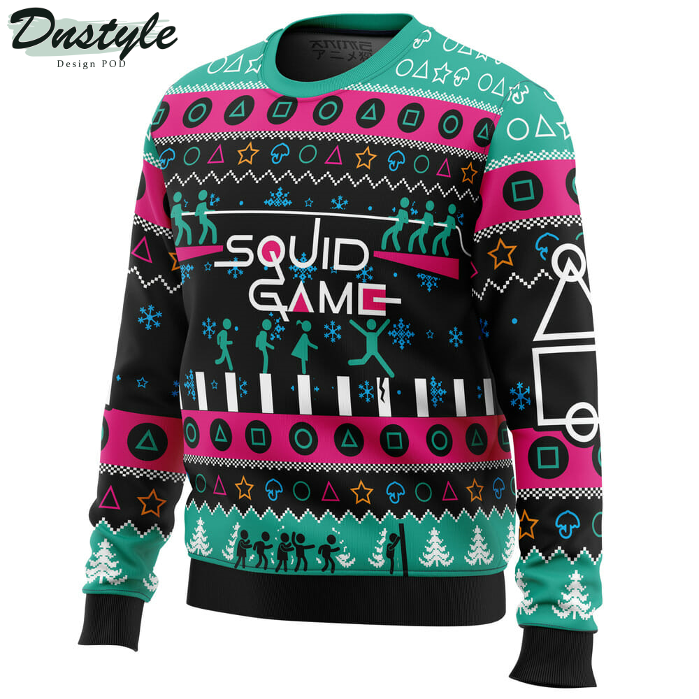 The Game is On Squid Game Christmas Sweater