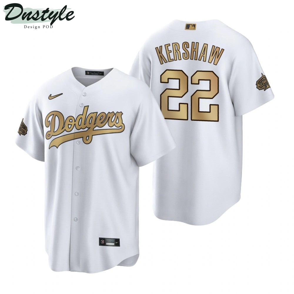 Los Angeles Dodgers Clayton Kershaw White 2022 All-Star Game Jersey