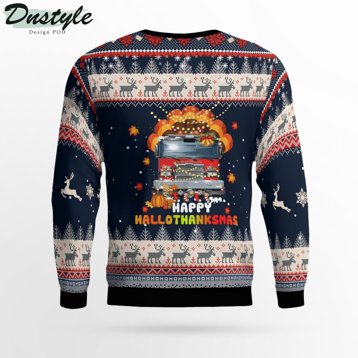 Citrus County Fire Rescue Ugly Christmas Sweater