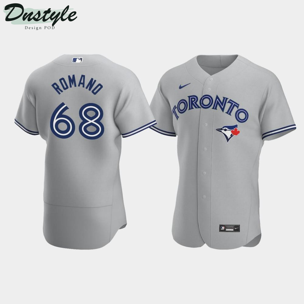 Jordan Romano #68 Toronto Blue Jays Gray Road Jersey MLB Jersey