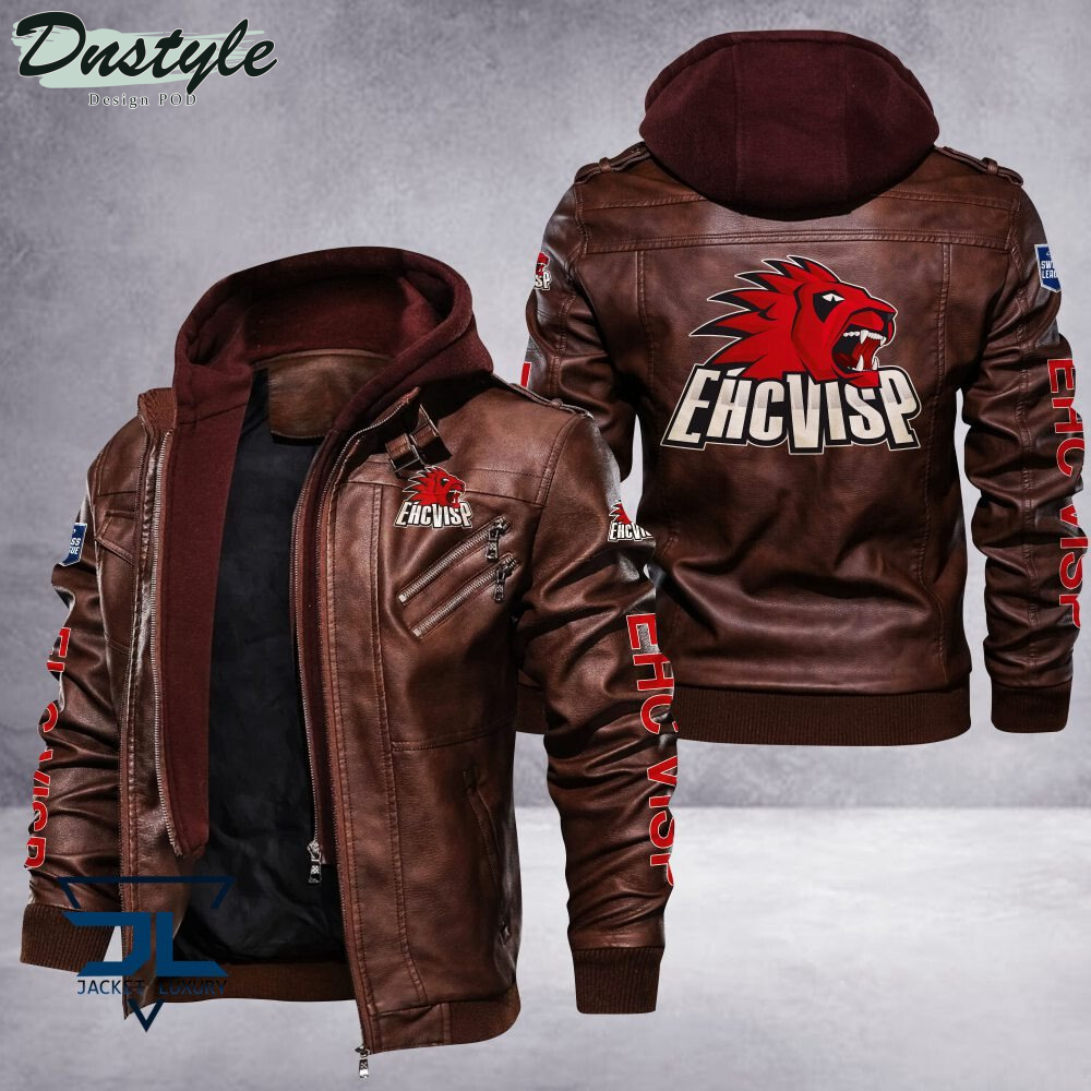 EHC Visp leather jacket