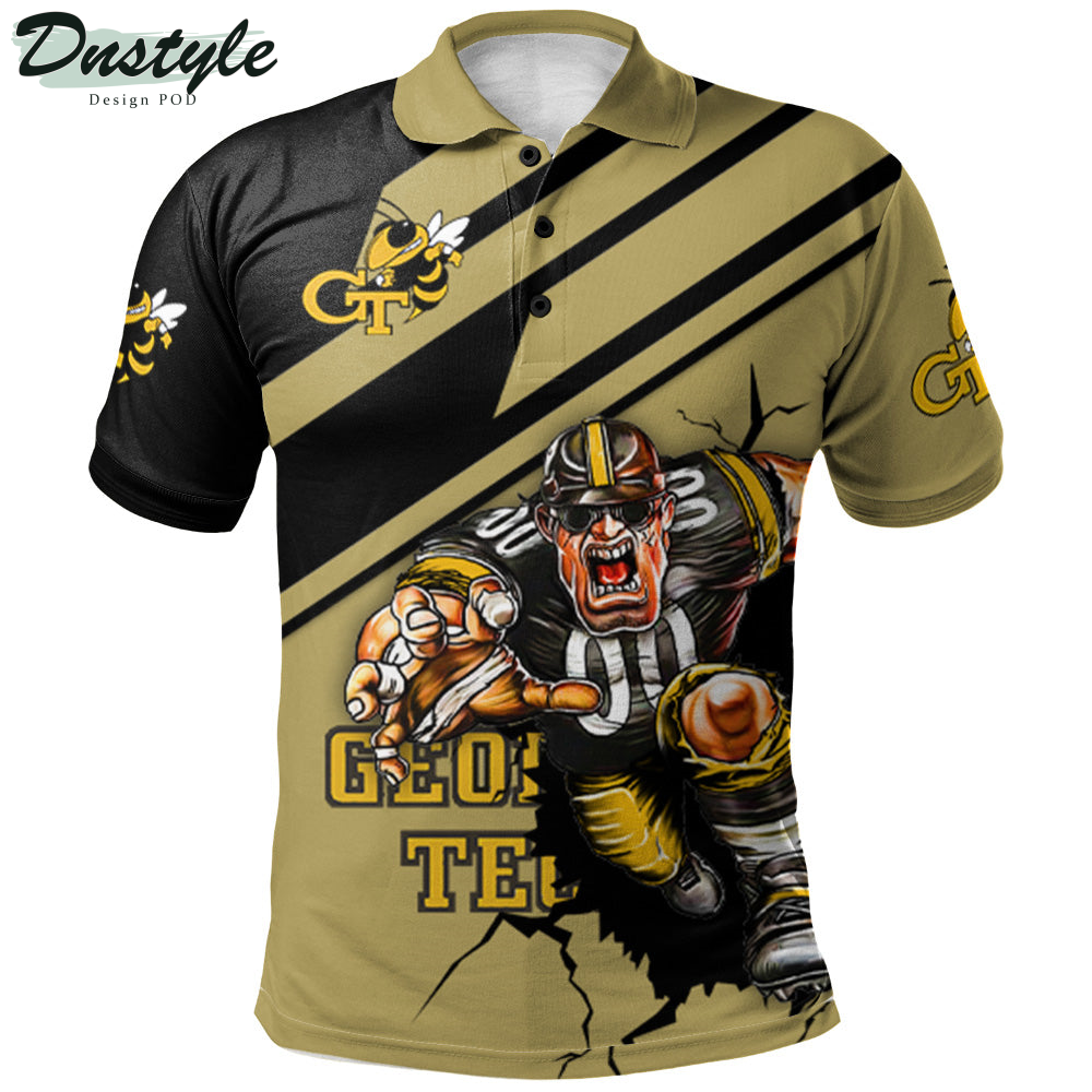 Georgia Tech Yellow Jackets Mascot Polo Shirt