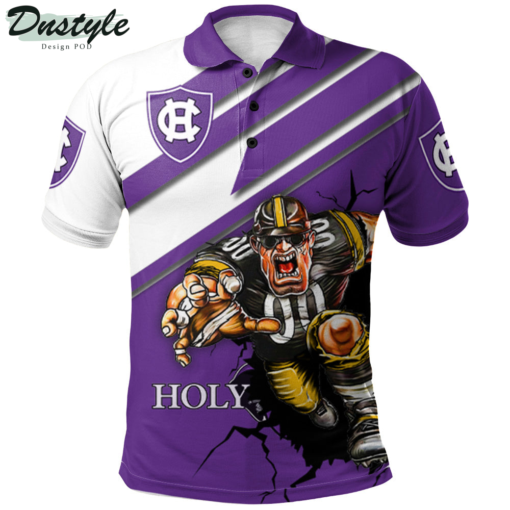 Holy Cross Crusaders Mascot Polo Shirt