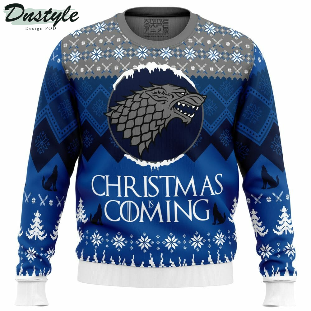 Game of Thrones Christmas is Coming Ugly Christmas Sweater