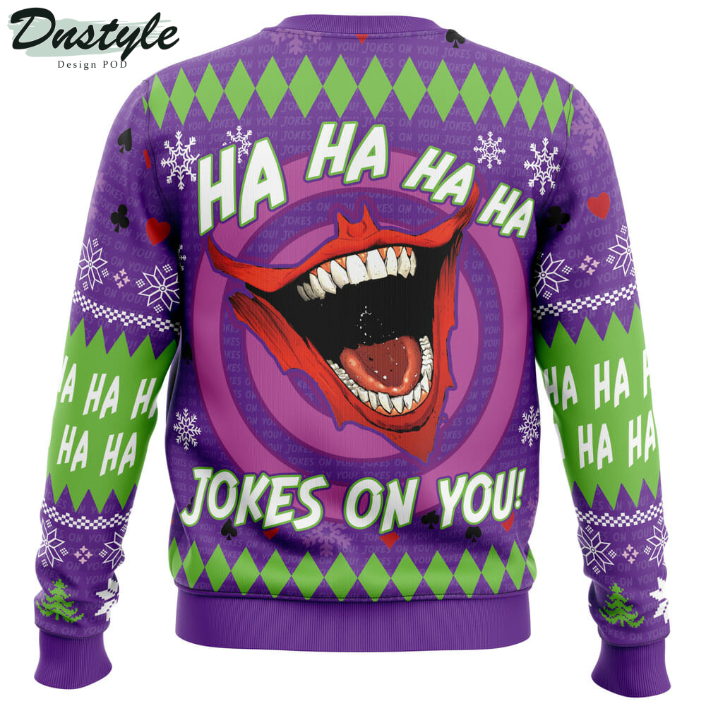 Ha ha ha Happy Christmas Joker Christmas Sweater