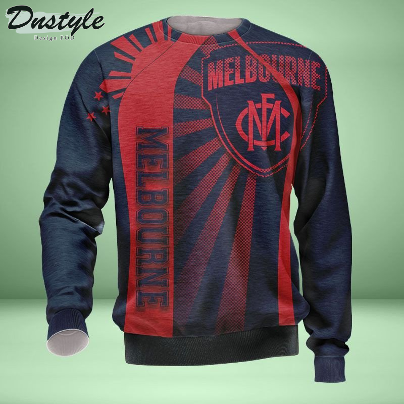 Melbourne Football Club all over printed hoodie t-shirt