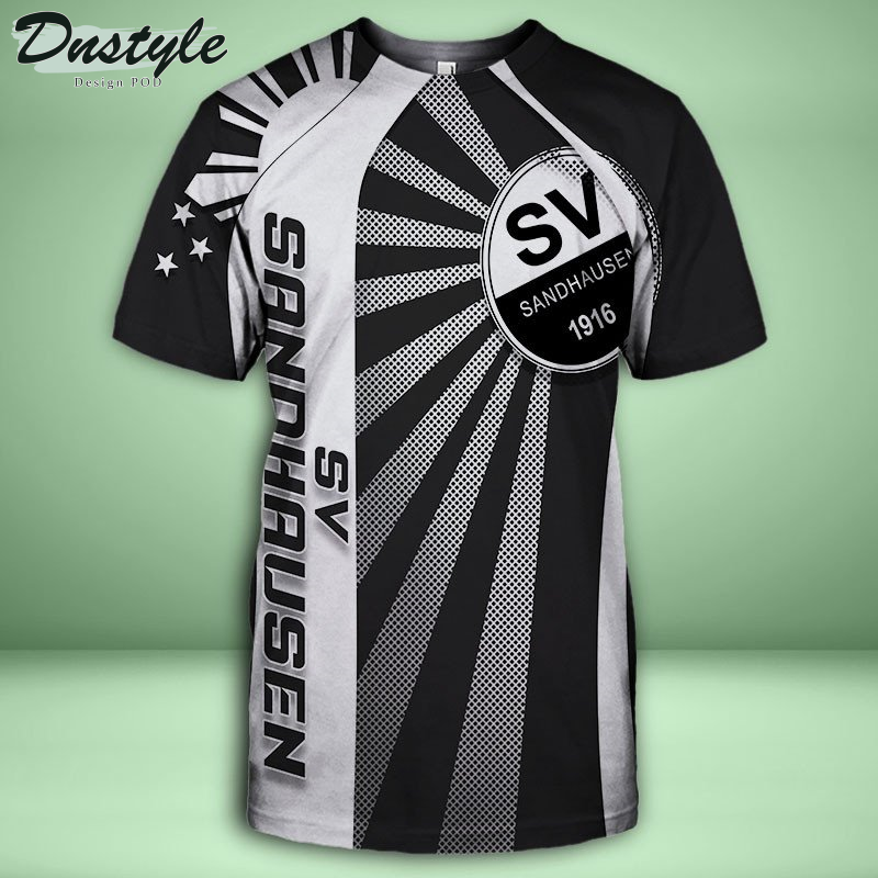 SV Sandhausen Allover bedrucktes Hoodie-T-Shirt