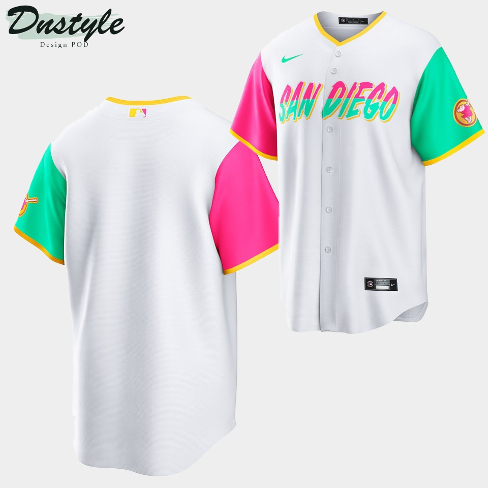 2022 City Connect San Diego Padres # White Jersey