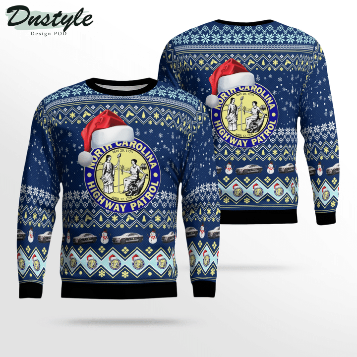 North Carolina State Highway Patrol Ugly Merry Christmas Sweater