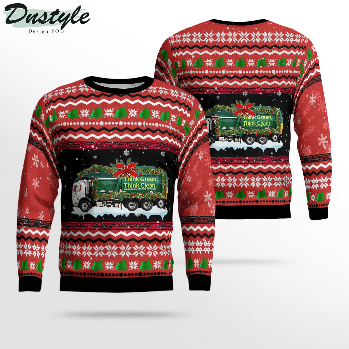 Waste Management Ugly Christmas Sweater