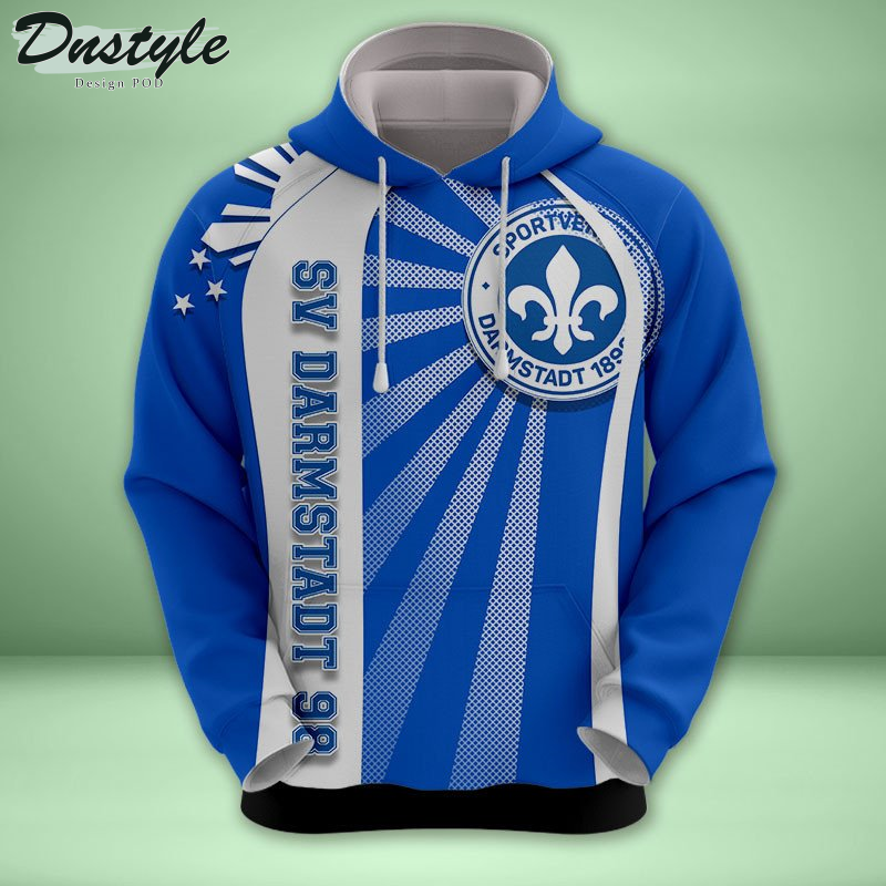 SV Darmstadt 98 Allover bedrucktes Hoodie-T-Shirt