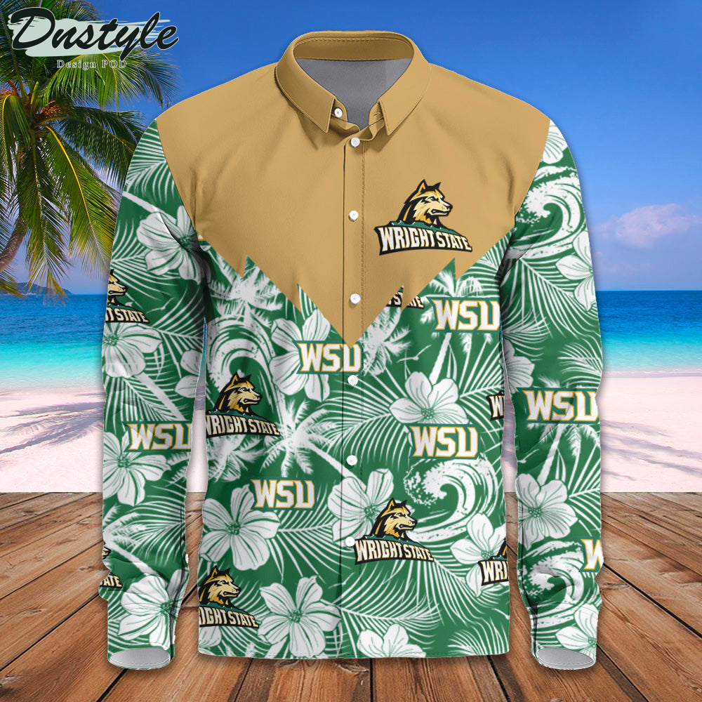 Wright State Raiders Long Sleeve Button Down Shirt
