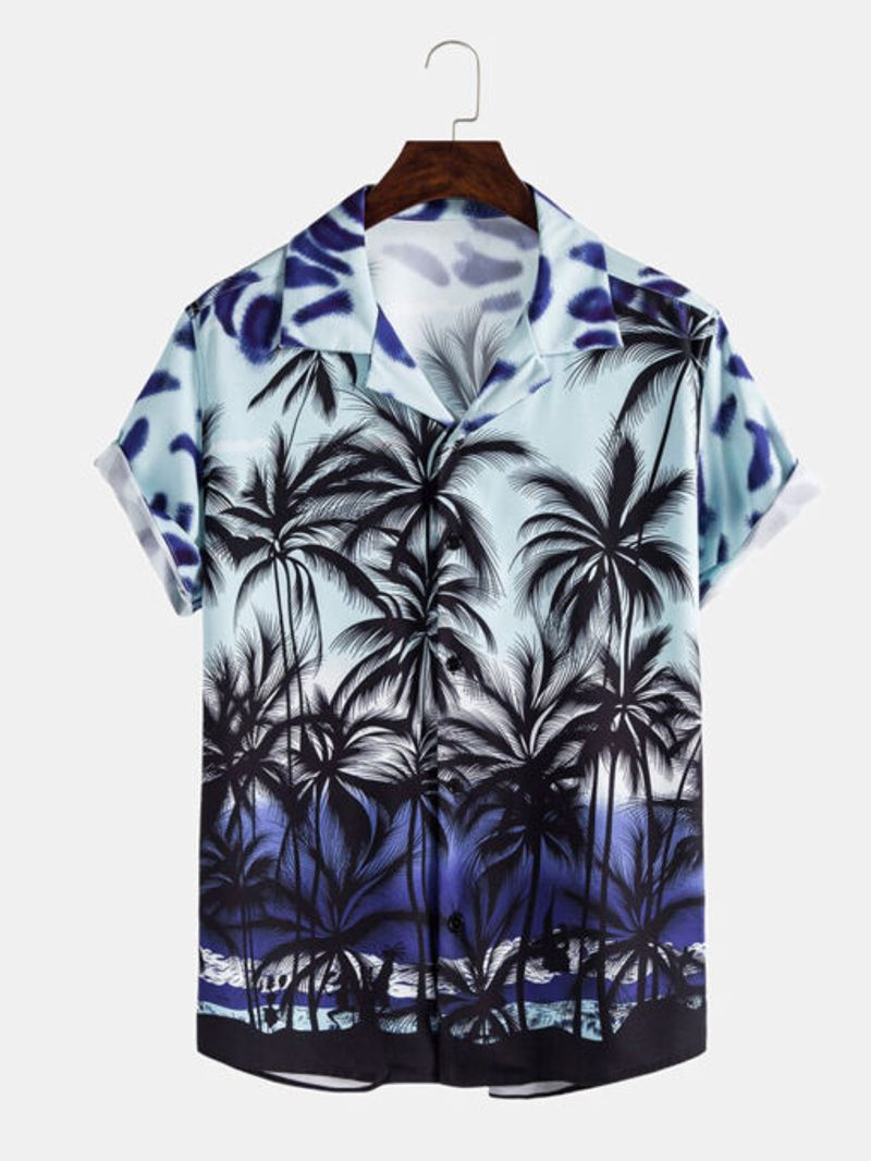 Tropical Coconut Summer Hawaiian Shirt