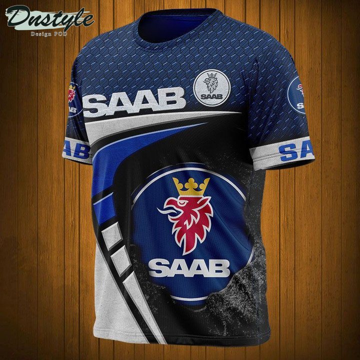 Saab all over print 3d hoodie t-shirt