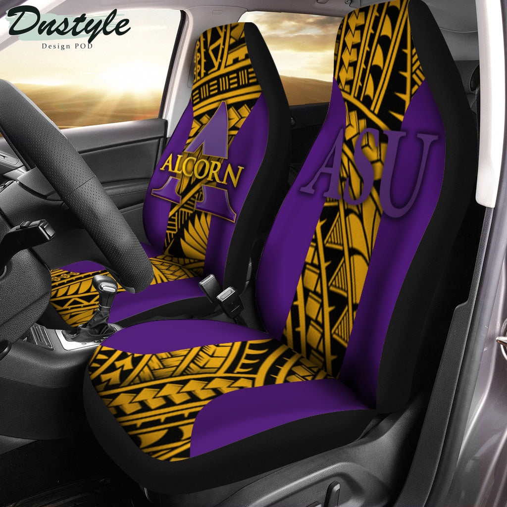 Alcorn State Braves Polynesian Car Seat Cover
