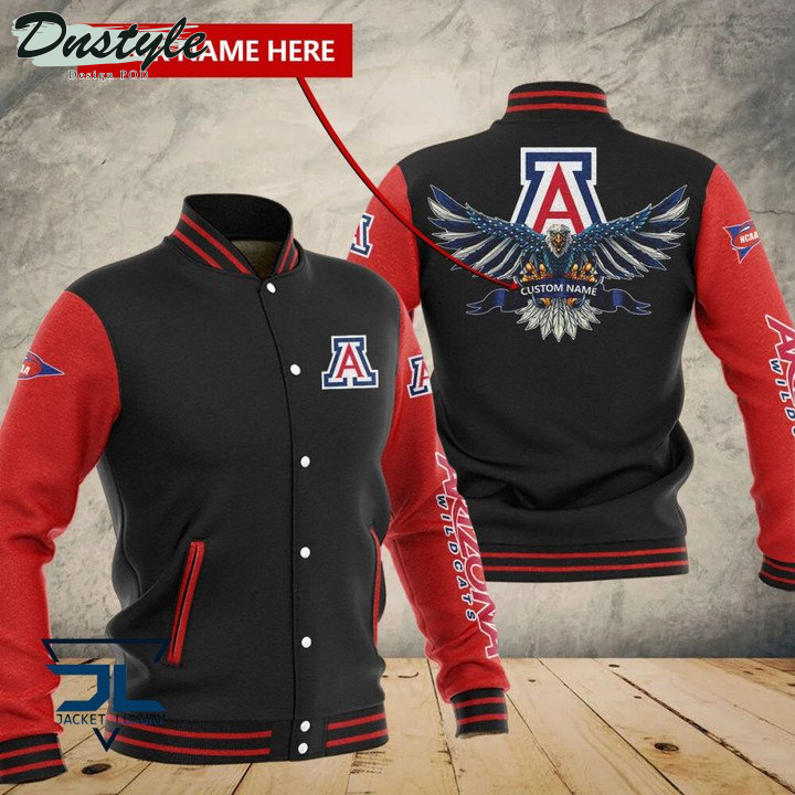 Arizona Wildcats Custom Name Baseball Jacket