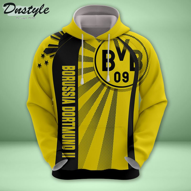 Borussia Dortmund II Allover bedrucktes Hoodie-T-Shirt