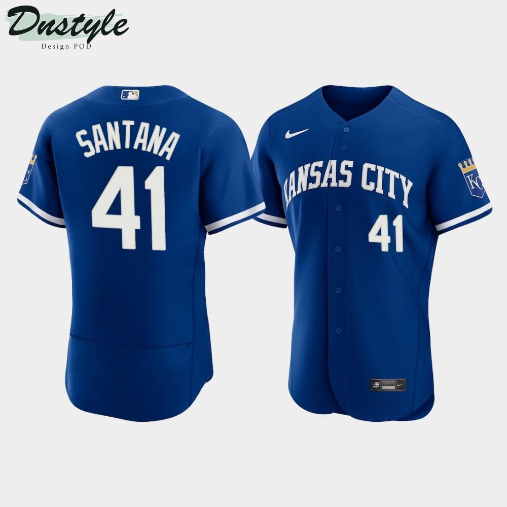 Carlos Santana #41 Kansas City Royals Men's 2022 Alternate Jersey - Royal MLB Jersey