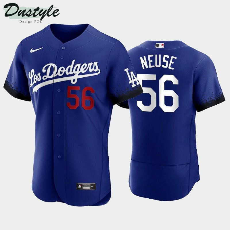 2021 City Connect Dodgers #56 Sheldon Neuse Royal Jersey MLB Jersey