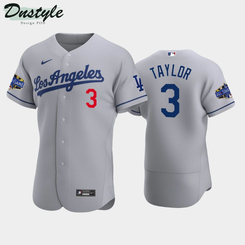 Los Angeles Dodgers Chris Taylor #3 Road Gray 2022 MLB All-Star Game Jersey