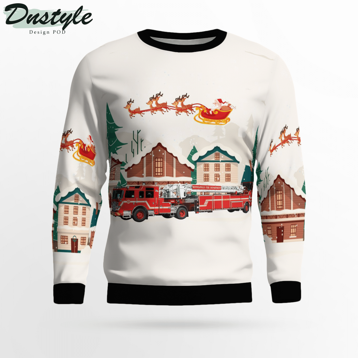 Minneapolis Fire Department Ugly Christmas Sweater