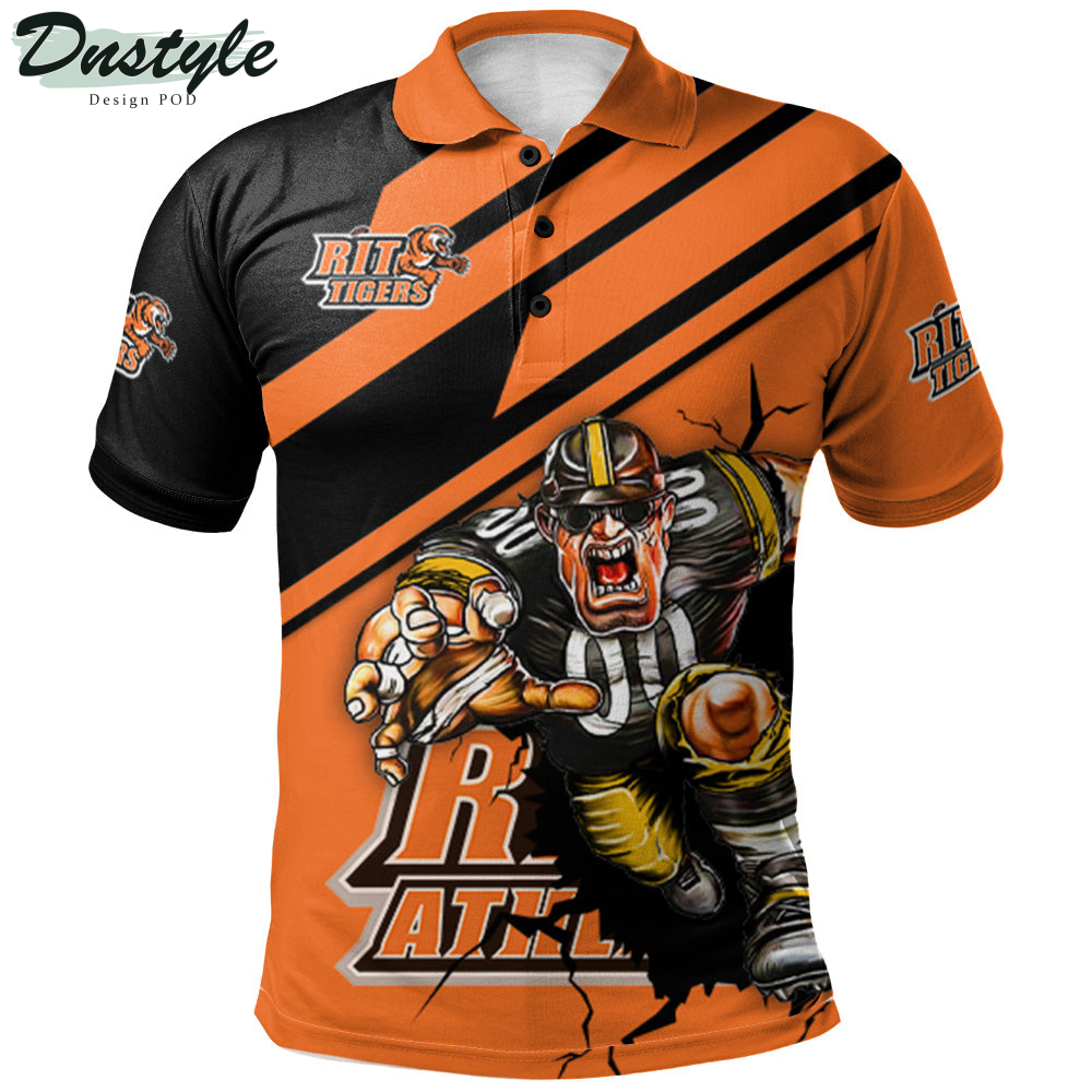 RIT Tigers Mascot Polo Shirt