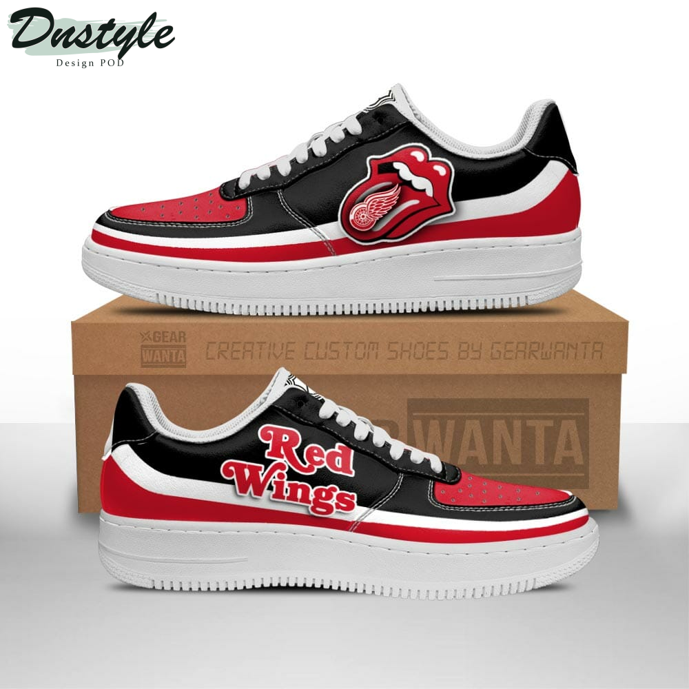 Detroit Red Wings Air Sneakers Air Force 1 Shoes Sneakers