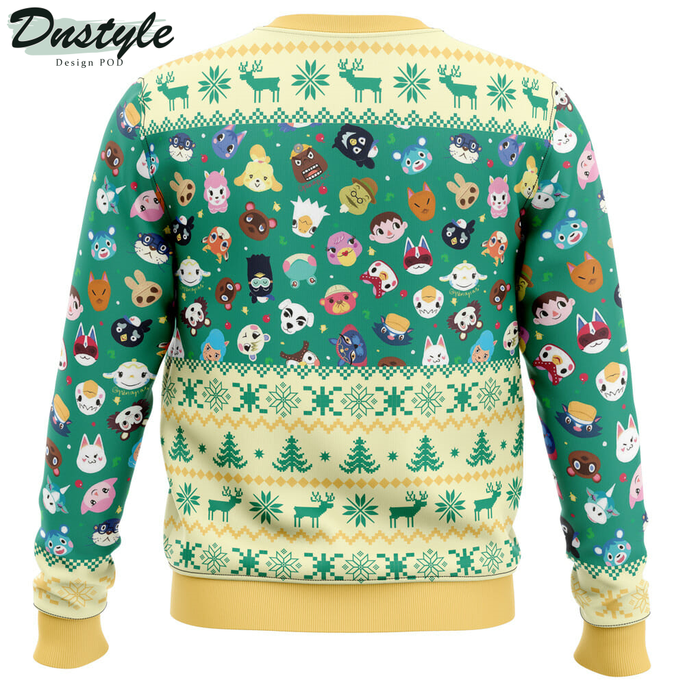 Happy Animal Villagers Animal Crossing Ugly Christmas Sweater