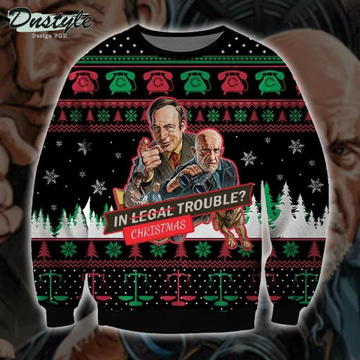 Better Call Saul In Legal Trouble Chirtsmas Ugly Sweater