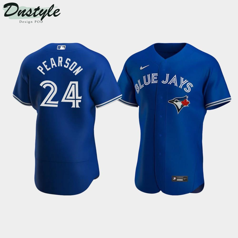 Men’s Toronto Blue Jays #24 Nate Pearson Royal Alternate Jersey MLB Jersey