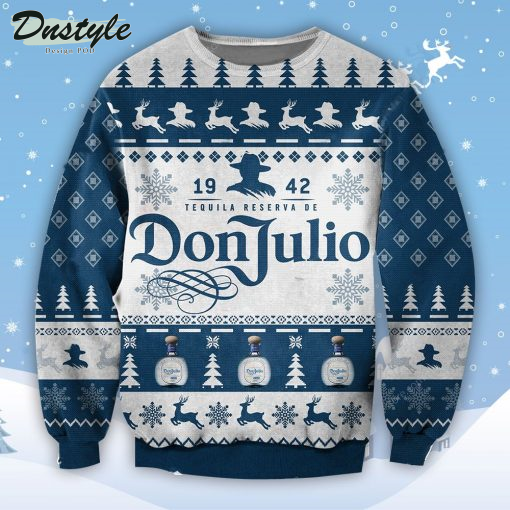 Tequila Reserva De Donjulio Christmas Ugly Sweater
