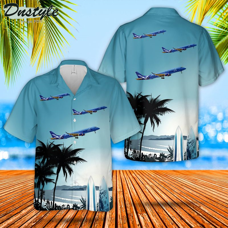 Breeze Airways Embraer 195 Hawaiian Shirt