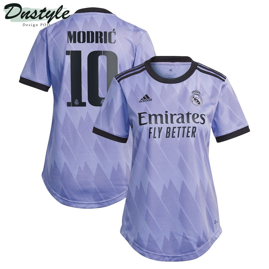 Luka Modric #10 Real Madrid Women 2022/23 Away Player Jersey - Purple