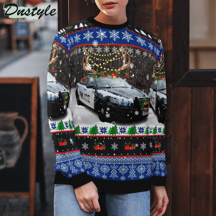 Woodridge Police Department Ugly Merry Christmas Sweater