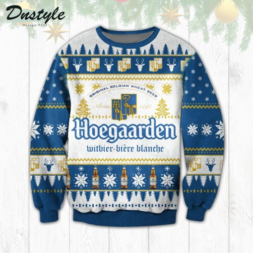 Hoegaarden Witbier Biere Blanche Christmas Ugly Sweater