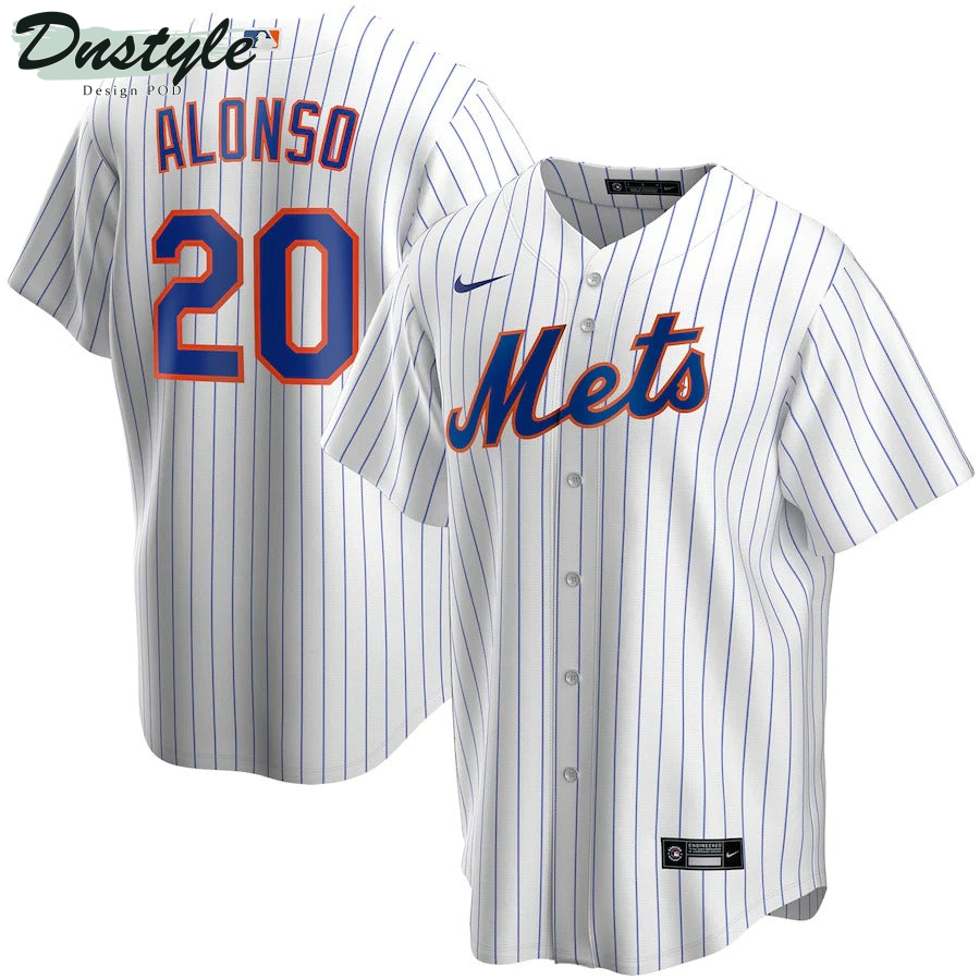 Men's New York Mets Pete Alonso Nike White Home Replica Player Name Jersey