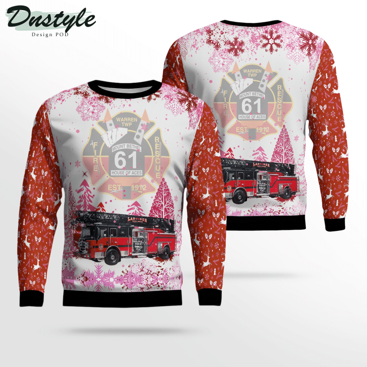 Mt. Bethel Fire Company Ugly Merry Christmas Sweater