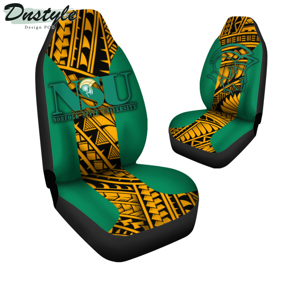 Norfolk State Spartans Polynesian Car Seat Cover