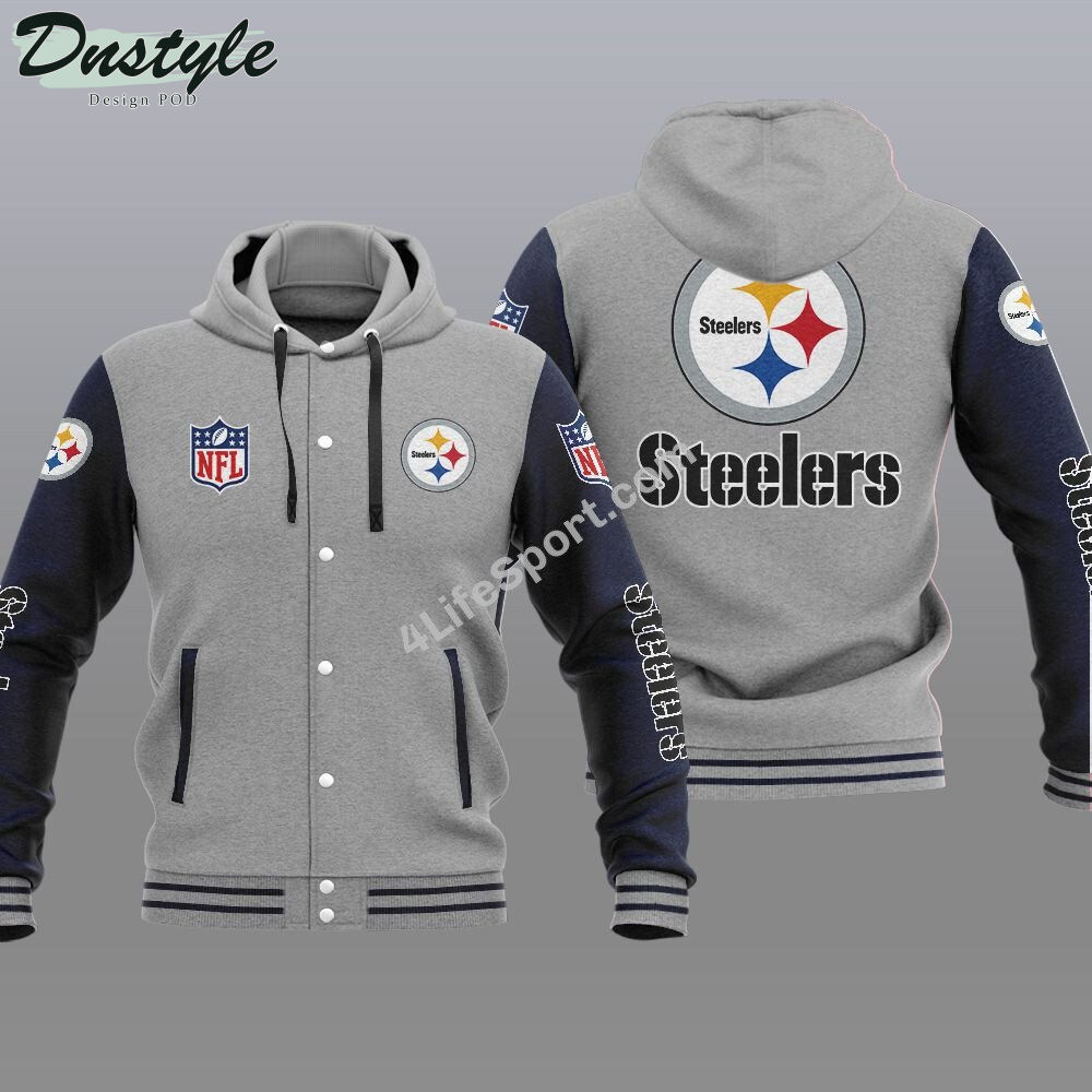 Pittsburgh Steelers Hooded Varsity Jacket