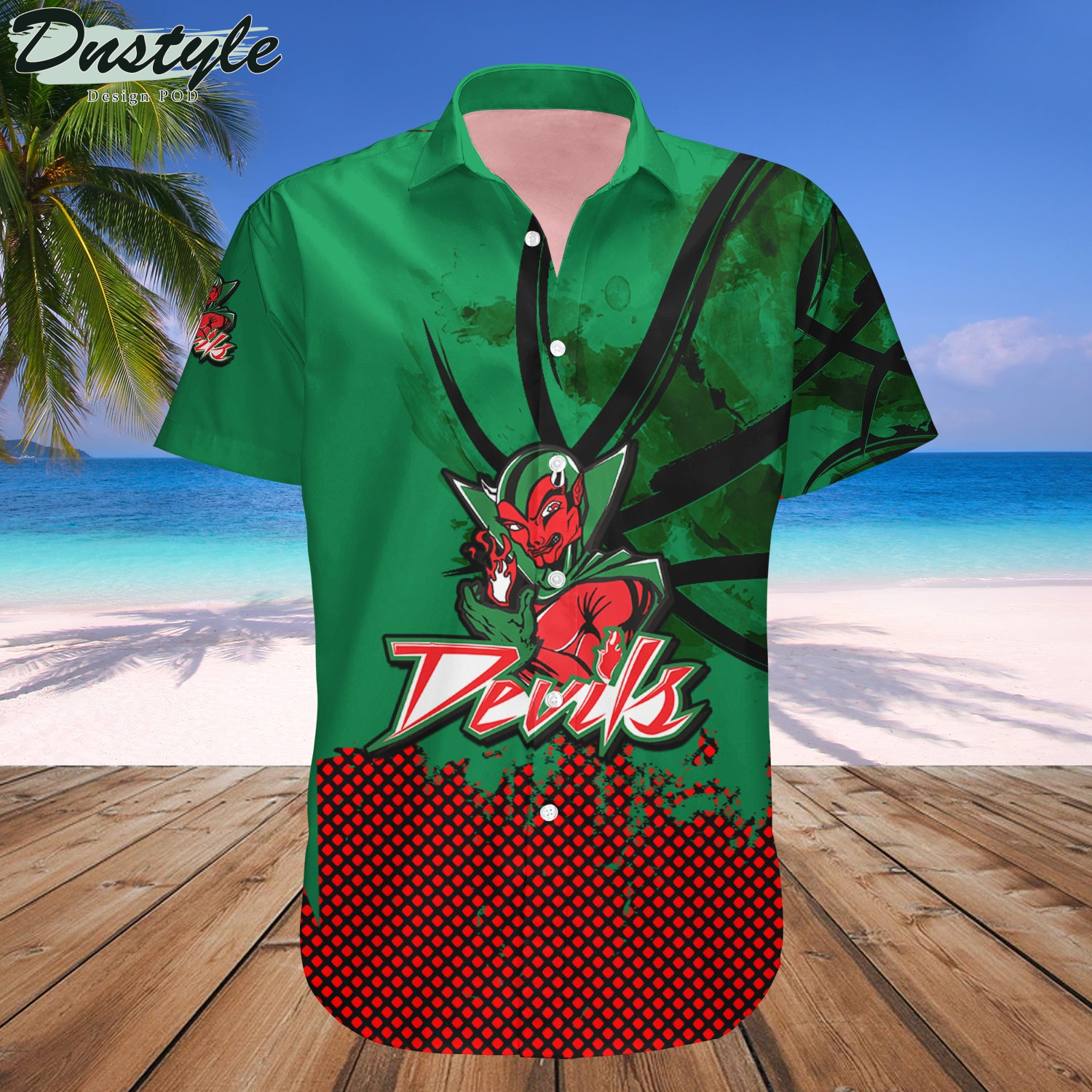 Mississippi Valley State Delta Devils Basketball Net Grunge Pattern Hawaii Shirt